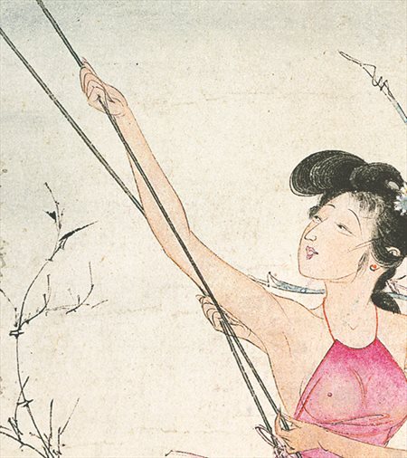 定边县-胡也佛的仕女画和最知名的金瓶梅秘戏图